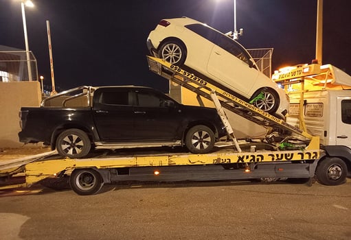 טייבה רכב מעוקל, קרדיט: דוברות רשות המסים